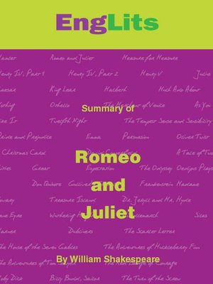 cover image of EngLits: Romeo and Juliet